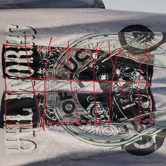 Uhl Works Graphic Motorcycle Tshirt, Men's XXL - Picture 4 of 7